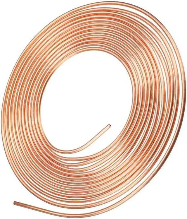 Alt view image 6 of 7 - Acaigel 5/16" O.D. Brake Line Tubing Kit Oil Tube Hose Steel Zinc Copper Nickel 25 FT US
