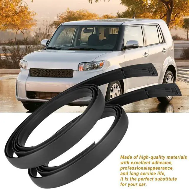 Alt view image 6 of 6 - Paiying Left+Right Waterproof Drip Roof Strip Moulding Trim For Toyota SCION xB 2008-15