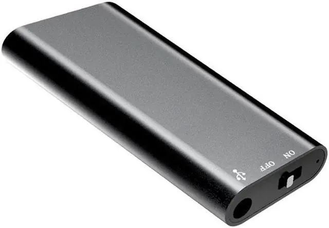 Alt view image 3 of 7 - Yingshan Mini Audio Recorder Voice Activated Device 8GB  Black