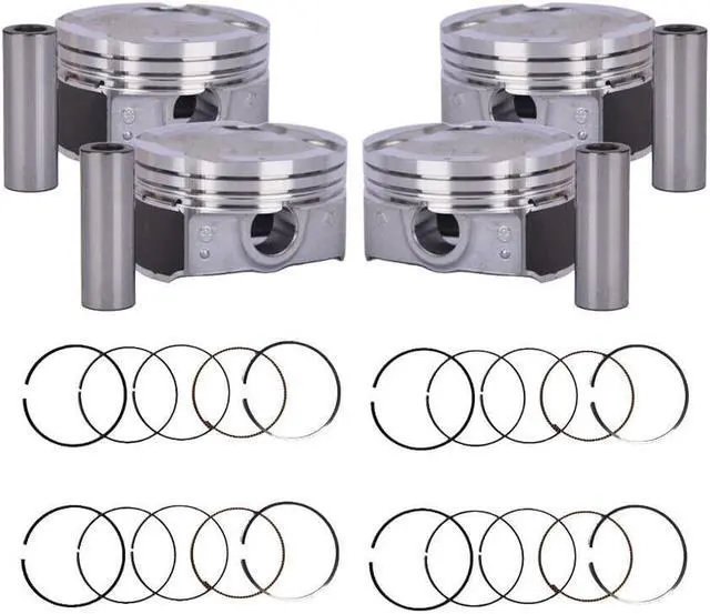 Alt view image 3 of 7 - Paiying 4 sets STD Piston & Rings Kit for Hyundai Kia Accent Rio 1.6L 2012-2016