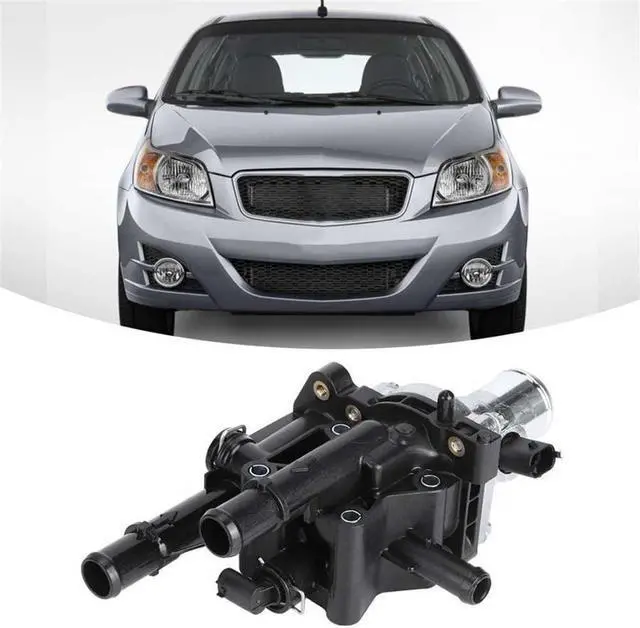 Alt view image 7 of 7 - Acaigel COOLANT THERMOSTAT HOUSING For 09-11 CHEVY AVEO AVEO5 /Pontiac G3 1.6L