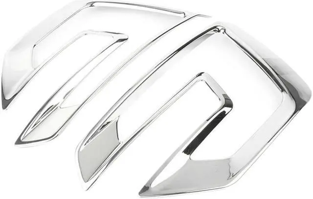 Main image of Paiying 2 Pcs Chrome Accessories Front Fog Lamp Cover Trim For Ford Explorer 2016 - 2017