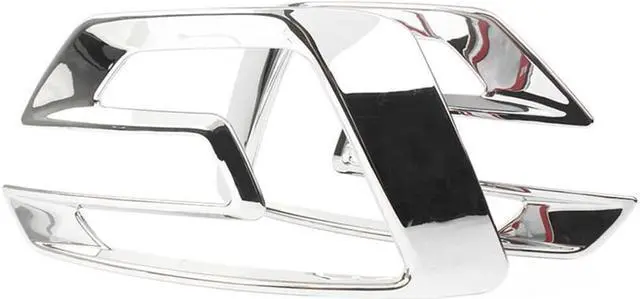 Alt view image 3 of 7 - Paiying 2 Pcs Chrome Accessories Front Fog Lamp Cover Trim For Ford Explorer 2016 - 2017