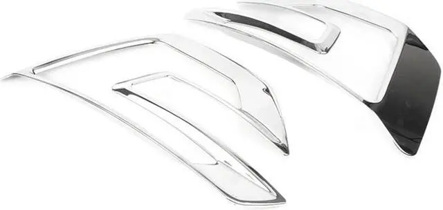 Alt view image 5 of 7 - Paiying 2 Pcs Chrome Accessories Front Fog Lamp Cover Trim For Ford Explorer 2016 - 2017