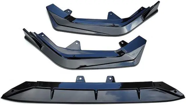 Main image of Acaigel Glossy Black Front Bumper Lip Chin Body Kit For Honda Civic 4-Door 2022