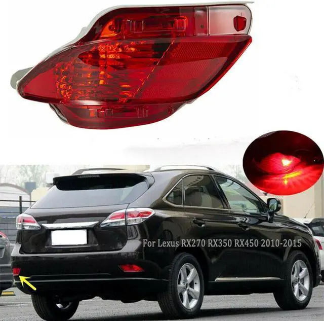 Alt view image 2 of 5 - Yingshan Left Side Marker Rear Bumper Brake Light For Lexus RX270 RX350 RX450H 2010-2015