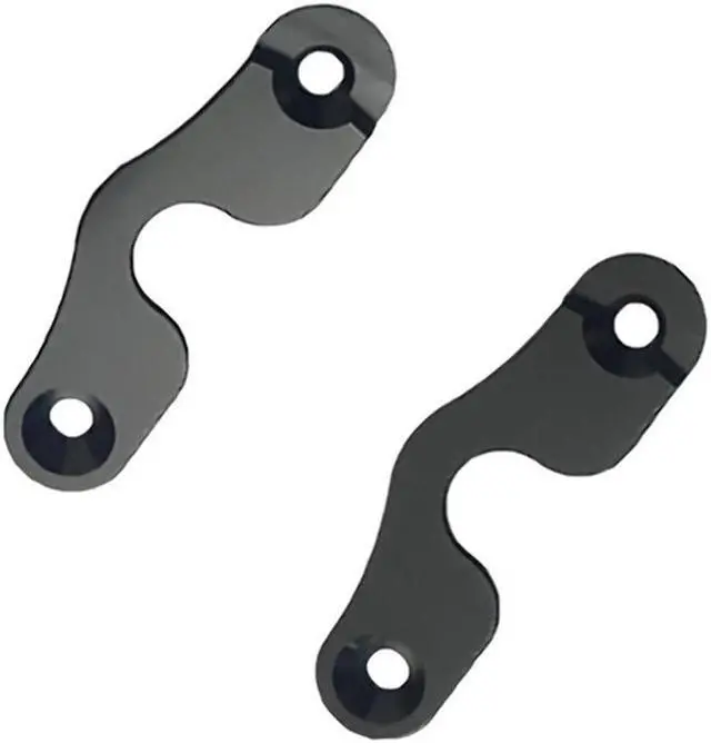 Alt view image 3 of 6 - Paiying 2Pcs Metal Black Sun Visor Clips For Jeep 2018 & NEWER JK JL JT Gladiator Wrangler JK