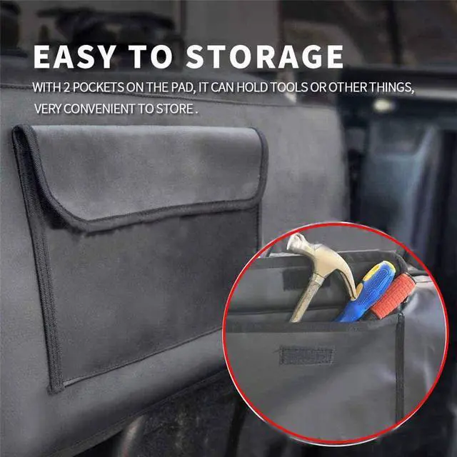 Alt view image 3 of 7 - Acaigel Portable Tailgate Pad Shuttle Pad Protective Bike Rack W/Strap For Pickup Trucks