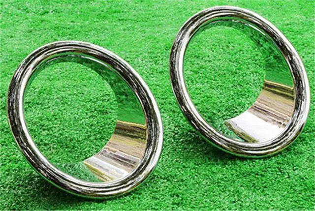 Alt view image 6 of 7 - Acaigel ABS Plastic Chrome Front Fog Light Lamp Cover Trimx2 For Ford Explorer 2011-2015