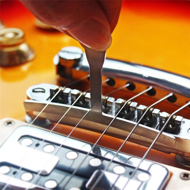 Guitar Bass Understring Radius Gauge String Action Ruler Fretboard