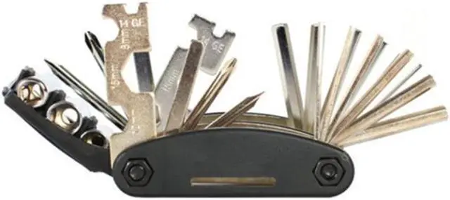 Alt view image 4 of 5 - Yassdwbn Multi Allen Wrench 13in1 Folding Hex Key Screwdriver Socket Tools Motorcycle