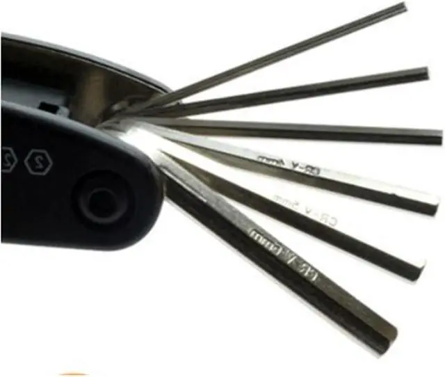 Alt view image 5 of 5 - Yassdwbn Multi Allen Wrench 13in1 Folding Hex Key Screwdriver Socket Tools Motorcycle
