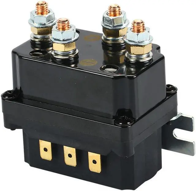 Alt view image 2 of 6 - Acaigel 12V 250A Winch Solenoid Relay Contactor+2pcs Wireless Winch Remote Control Kit