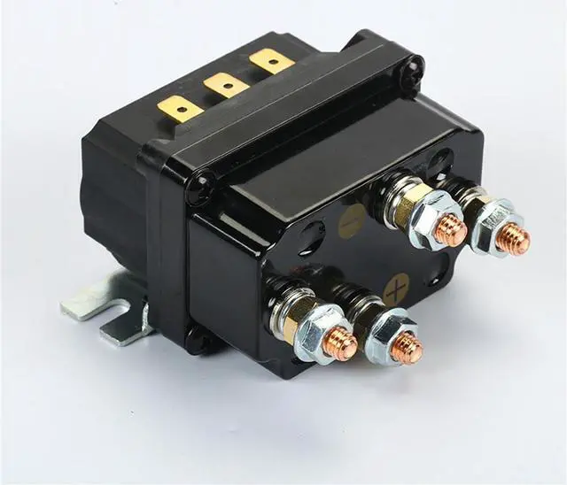 Alt view image 3 of 6 - Acaigel 12V 250A Winch Solenoid Relay Contactor+2pcs Wireless Winch Remote Control Kit
