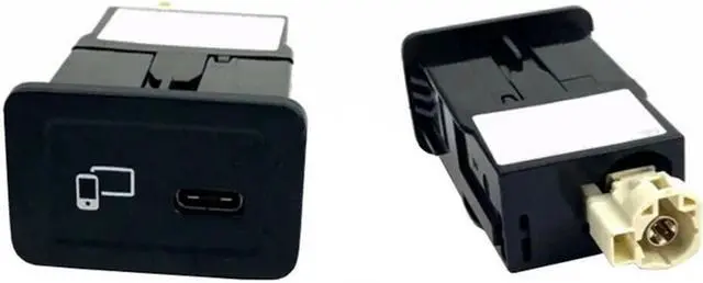Alt view image 4 of 6 - Yingshan Center Console Type-C Hub Charging Port Unit For Mercedes A-Class W177 2019-2023