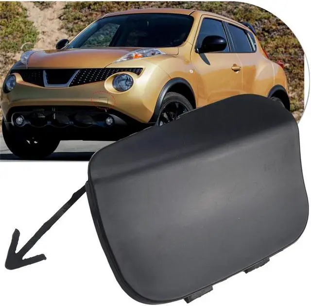 Alt view image 4 of 6 - Yingshan Front Bumper Tow Hook Eye Cap Cover For Nissan Juke 2011-2014 622A0-1KA0A