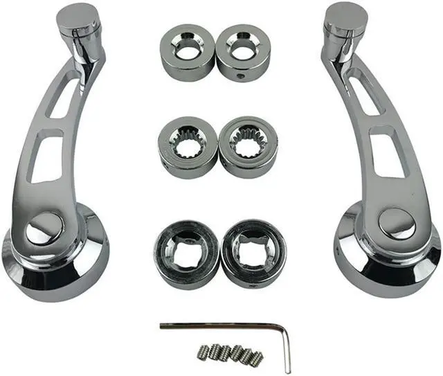 Main image of Furulu Chrome Billet Aluminum 4-1/4" Window Crank Handle For Chevy Ford Chrysler