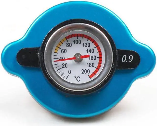 Alt view image 5 of 5 - Yingshan Stainless Radiator Cap Tank Cover Water Temperature Gauge 0.9Bar For Excavator ATV  UTV