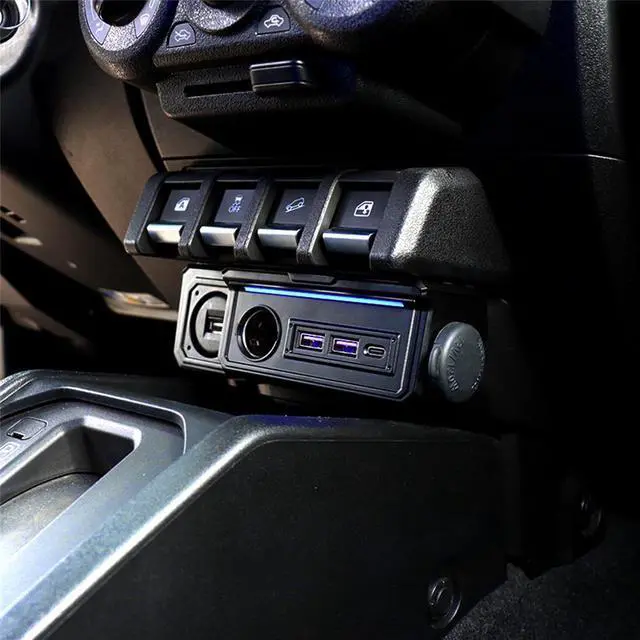 Alt view image 3 of 5 - Yassdwbn 1 x Expand Charging Port  For Suzuki Jimny JB64  JB74 2019-2024 LHD Only Type-C