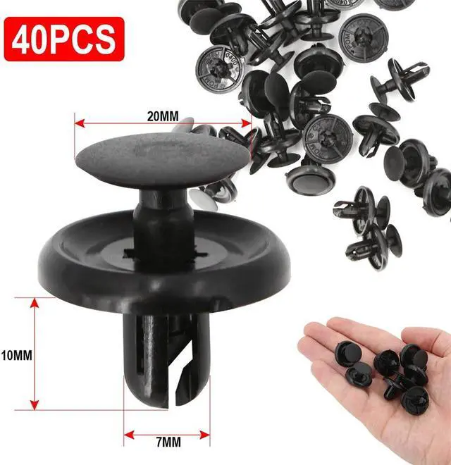 Main image of Yingshan Engine Under Cover Push-Type Retainer Bumper Fender Rivet Bolts U-nuts Clips for Toyota Corolla RAV4 Highlander Avalon