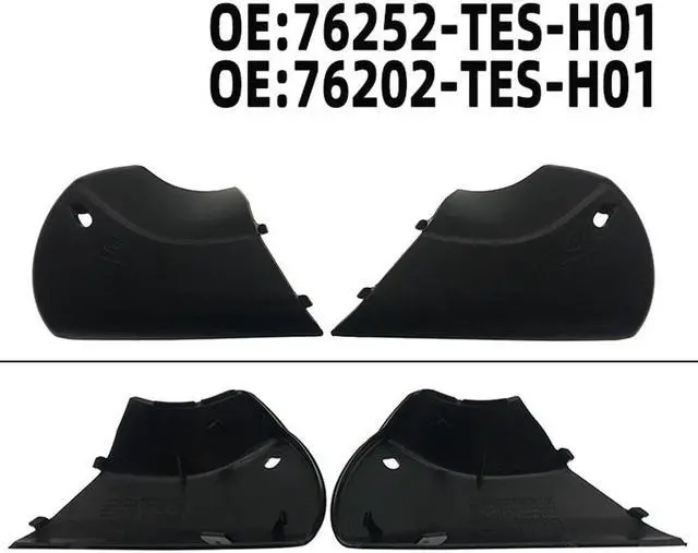 Alt view image 7 of 7 - Acaigel 1 Pair Mirror Base Bottom Lower Cover Lid Cap Shell For Honda Civic 2016-2021