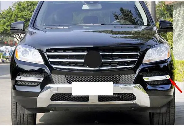 Alt view image 4 of 5 - Yingshan 1668850774 Left Side Fog Light Trim Driving Lamp Trim Cover For Mercedes