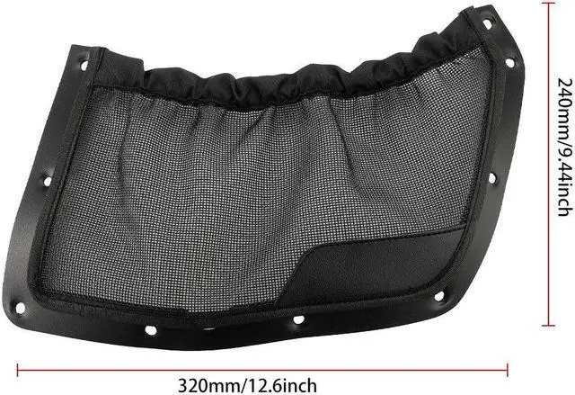 Alt view image 4 of 5 - Paiying 1x Black New Back Panel Rear Storage Net 715008312 Fit for Can Am Maverick R