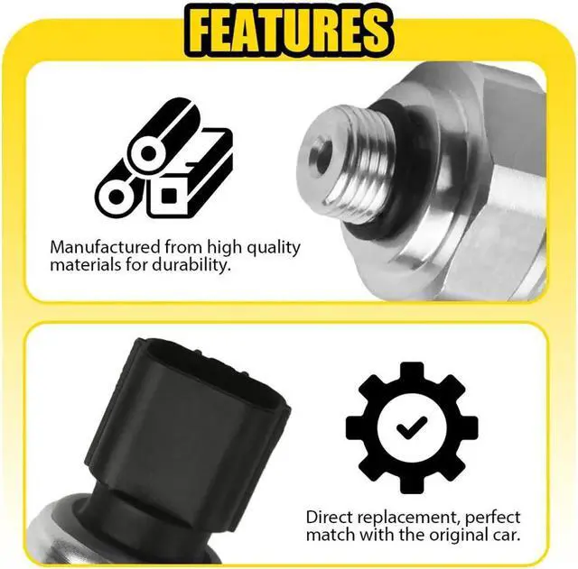 Alt view image 5 of 6 - Yingshan A/C Pressure Switch Fit For Honda Acura 80450-T2F-A01 80450-SFE-003