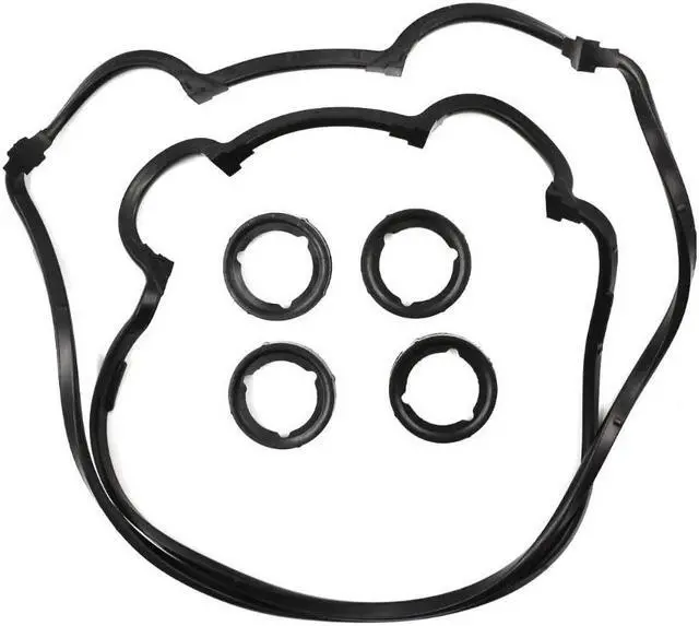 Alt view image 5 of 5 - Yassdwbn 12341-PR4-A00, 12342-PT2-000 Valve Cover Gasket with Seals For Honda CRV B18 B20