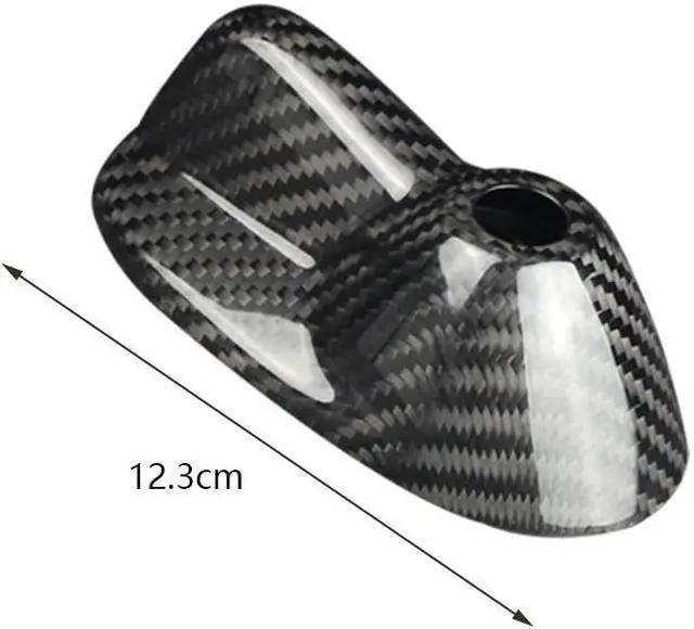 Alt view image 3 of 5 - Paiying 1x Carbon Fiber Roof Antenna Cover For BMW MINI Cooper R56 R56 LCI R55 R55 LCI