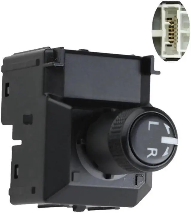 Alt view image 5 of 6 - Yingshan Driver Side Rearview Mirror Control Switch 183744 For Toyota Hilux Revo 2016-2020