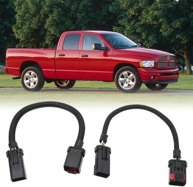 Alt view image 2 of 5 - 2x Left & Right Tail Light Wiring Harness For Dodge Ram 1500 2500 3500 Pickup