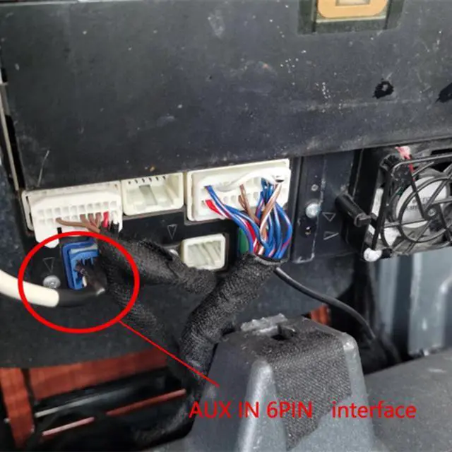 Alt view image 5 of 6 - Furulu 6Pin Car Radio BlueTooth AUX Cable For Lexus IS300/ES350/LX570 For Toyota Crown