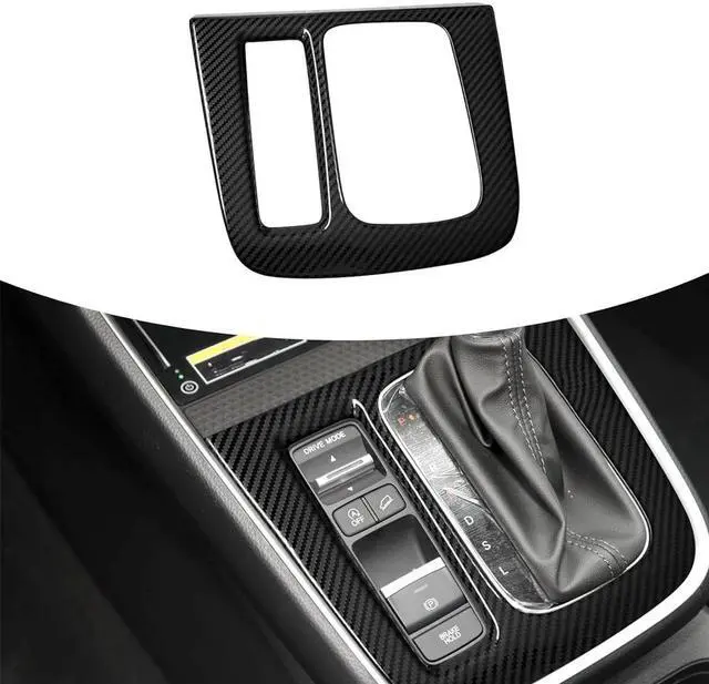 Main image of Yassdwbn Carbon Fiber Look Console Gear Shift Panel Cover Trim For Honda CR-V 2023-2024