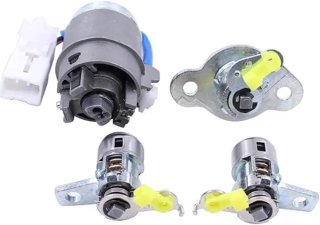 Main image of Ignition & Door & Trunk Lock Cylinder Set 2 Keys 819201Ea00 For Accent 06-11