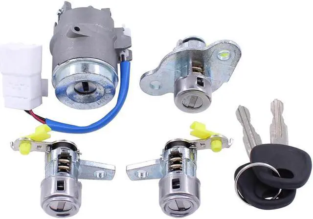 Alt view image 2 of 5 - Ignition & Door & Trunk Lock Cylinder Set 2 Keys 819201Ea00 For Accent 06-11