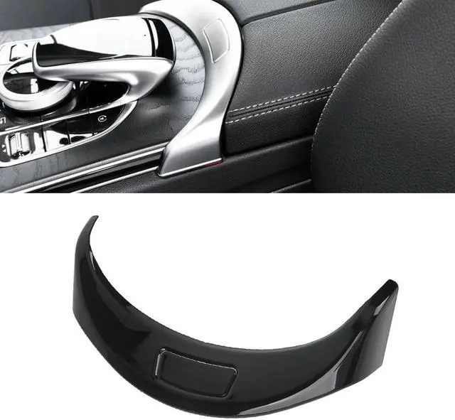 Alt view image 2 of 5 - Yingshan Car Armrest Box Buttons Frame Trim For Mercedes Benz C Class W205 GLC 2015-2020