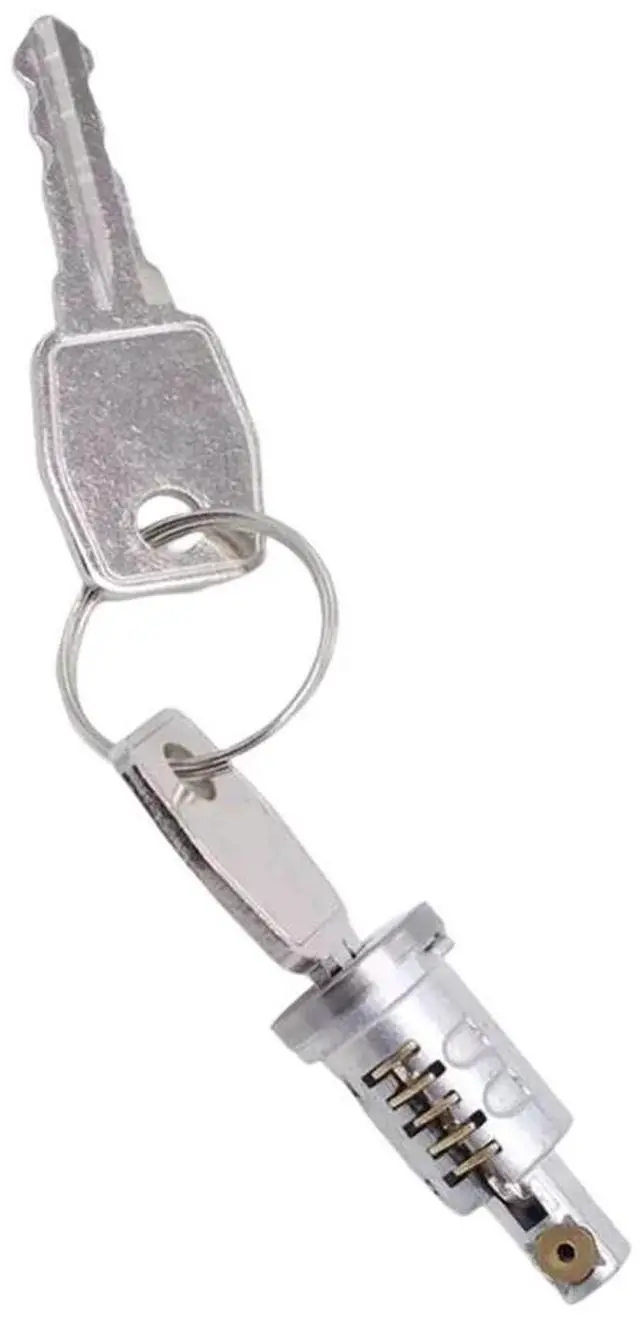 Alt view image 3 of 5 - Paiying Door Lock Barrel Set + Keys MTC6504 For Land Rover Defender 90/110/130 1990-2002