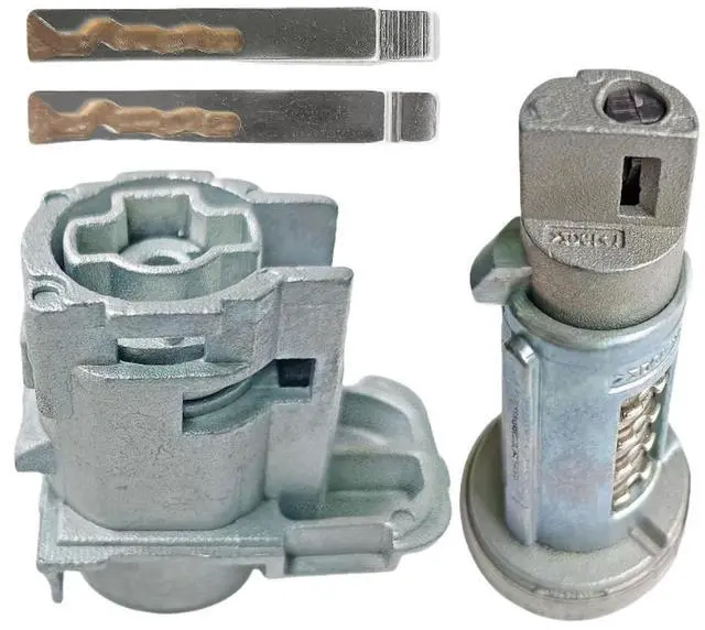 Alt view image 3 of 5 - Yassdwbn Ignition Switch & Driver Door Lock Cylinder with 2 Keys For Buick Chevy 7012918