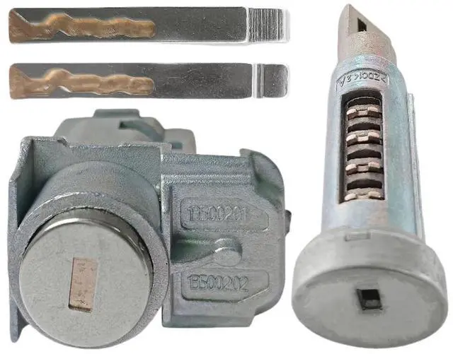 Alt view image 2 of 5 - Yassdwbn Ignition Switch & Driver Door Lock Cylinder with 2 Keys For Buick Chevy 7012918