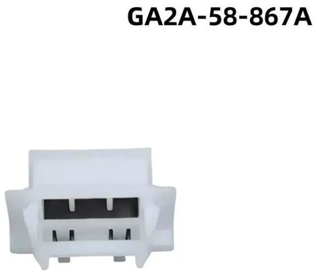 Alt view image 2 of 5 - Furulu 3pcs Door Drain Plug Water Hole Plug Under The Door GA2A-58-867A For Mazda 2 3 5 6 8 Mazda CX-7