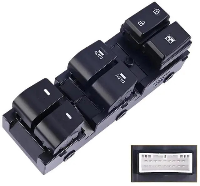 Main image of Yassdwbn New Front Left Driver Side Power Window Switch For Hyundai Ioniq 2017-2021