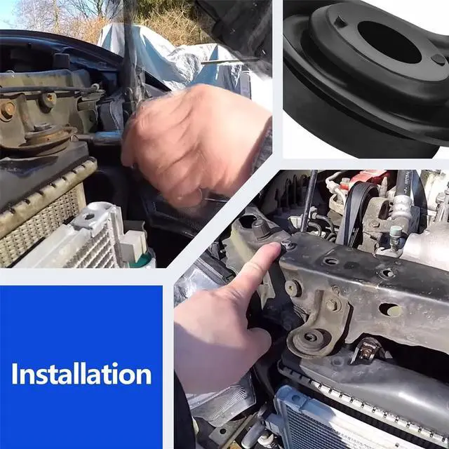 Alt view image 5 of 6 - Acaigel 2Pcs Car Upper Radiator Bracket With Cushion For Honda Civic 2006-2011