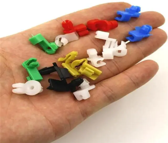 Alt view image 2 of 5 - Yassdwbn 16pcs Plastic Clips Auto Door Lock Rod Clip Fastener Retainer Rivet Buckle