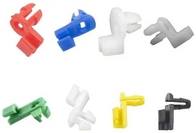 Alt view image 4 of 5 - Yassdwbn 16pcs Plastic Clips Auto Door Lock Rod Clip Fastener Retainer Rivet Buckle
