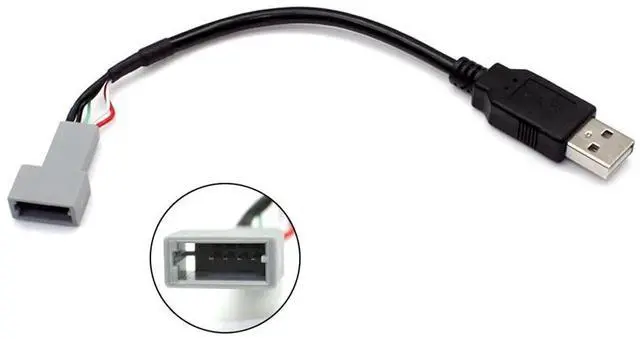 Main image of Paiying 4 PIN USB CD Radio Media Cable Connector For Hyundai Tucson Kia KX3 KX5 Sorento