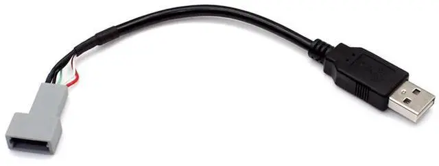 Alt view image 2 of 5 - Paiying 4 PIN USB CD Radio Media Cable Connector For Hyundai Tucson Kia KX3 KX5 Sorento