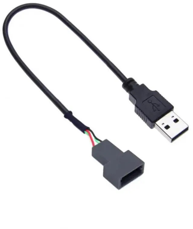Alt view image 4 of 5 - Paiying 4 PIN USB CD Radio Media Cable Connector For Hyundai Tucson Kia KX3 KX5 Sorento