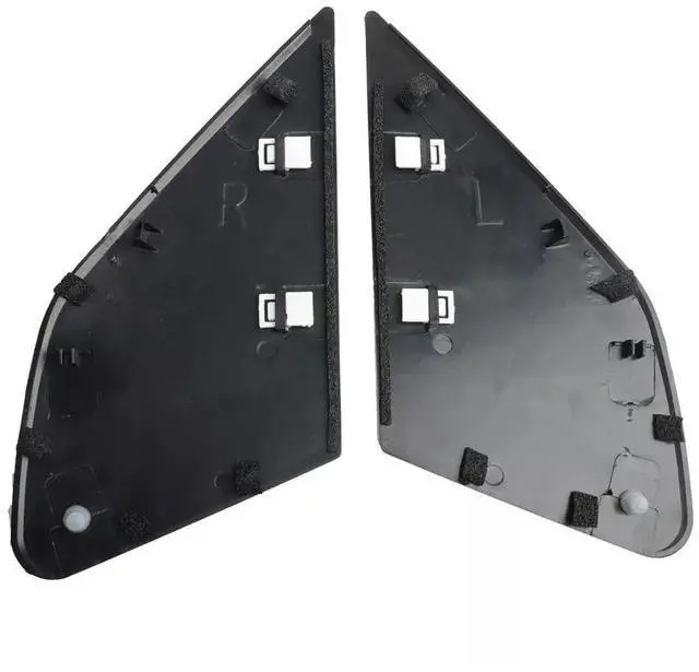 Alt view image 4 of 5 - Yassdwbn LH & RH Front Door Garnish Window Glass Plate Trim Cap For Honda Fit 75495TF0Y01