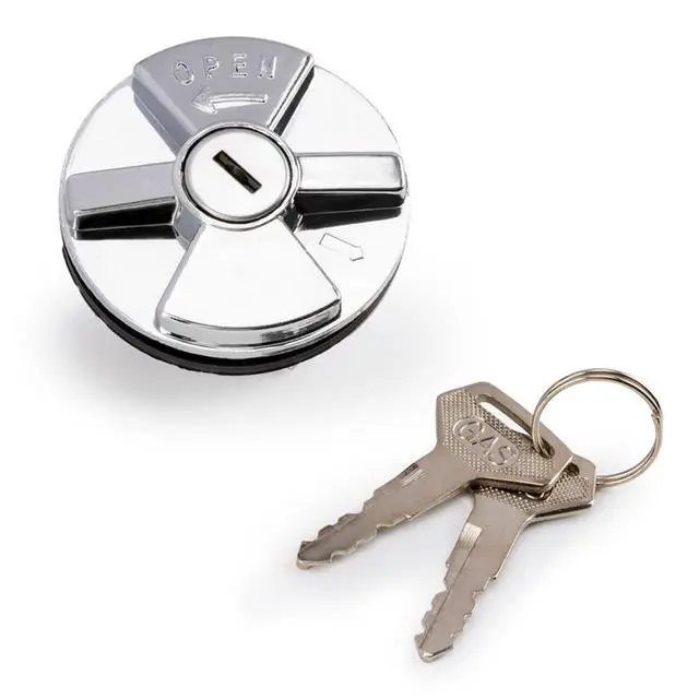 Alt view image 2 of 5 - Paiying 69058-60071 Cylinder Locking Fuel Cap For Toyota Hilux 4-Runner